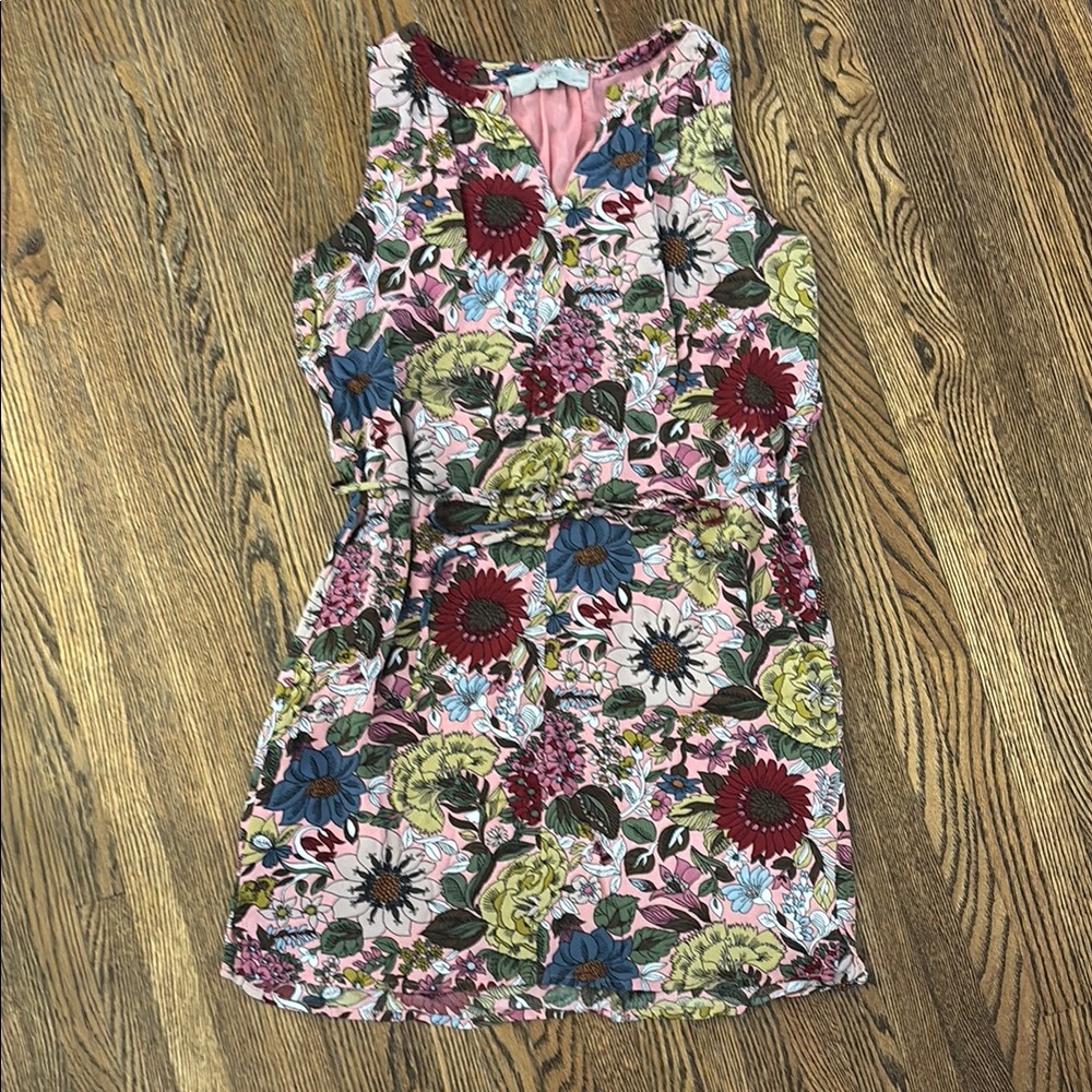 LOFT Floral Sleeveless Dress
